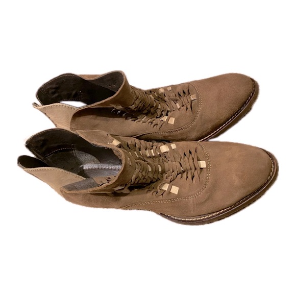 Rebel Cori Suede Leather Booties - Picture 3 of 5